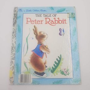 THE TALE OF PETER RABBIT Little Golden Book Beatrix Potter 1970 Vintage